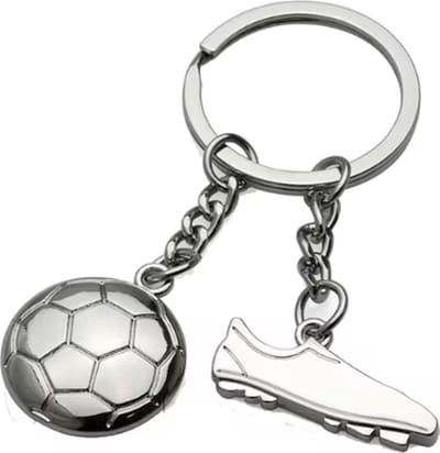 Scoby - Voetbal Sleutelhanger - Perfect Uitdeelcadeau voor Voetbalteams - Football Keychain voor Sleutelbos - Traktatie - 3 Stuks