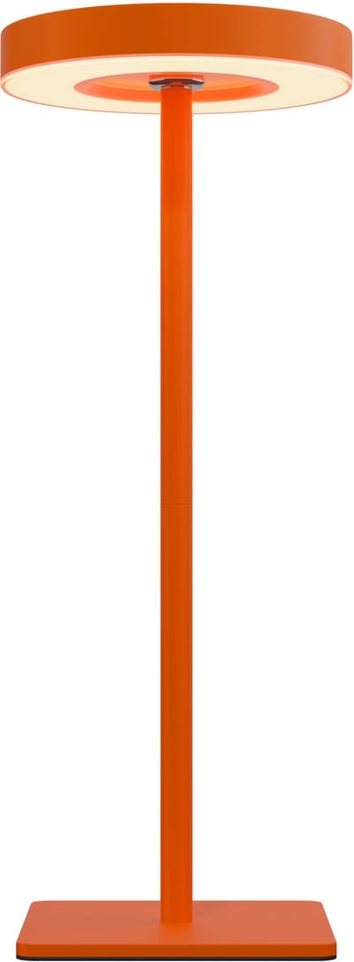 Nook - Oplaadbare tafellamp - Oranje - Draadloos - LED & 3 lichtstanden - Bureaulamp of nachtlampje