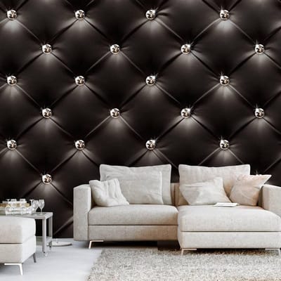 200cm X 140cm - Fotobehang - Elegantie in het zwart