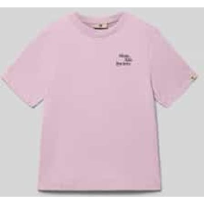 GARCIA Jongens Print T-shirt Roze Korte mouw
