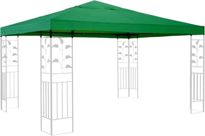 Vervangend Dak voor Paviljoen 3x3m Groen - Waterdichte Partytent Overdekking