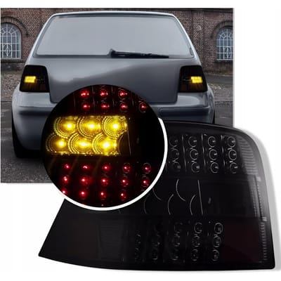 Mooie LED Achterlichten Voor Vw Golf 4 Van 1998 Tot 2004 Zwart LED Richtingaanwijzer