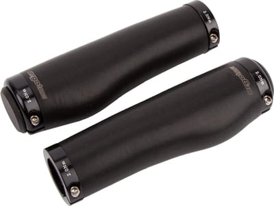 Handvatten Ergotec Kyoto Siliconen Lang/Lang Zwart