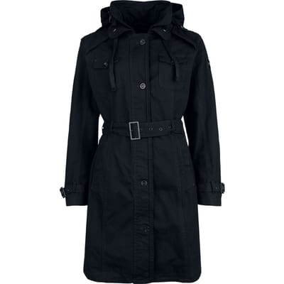 Black Premium by EMP Lange jassen - Essential Coat - S tot XXL - voor Vrouwen - zwart