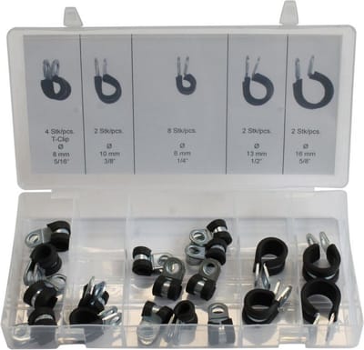 Dragon-Tools Rubberen Isolatie - Klem Assortiment - 18 delig