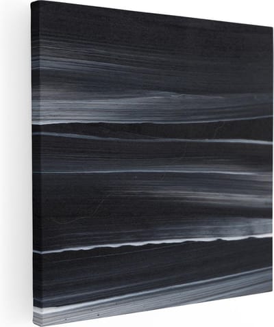 Artaza Canvas Schilderij Abstracte Kunst - 30x30 cm - Klein - Muurdecoratie Woonkamer - Wanddecoratie Industrieel - Kamer Accessoires