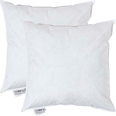 Homescapes kussenvullingen set van 2 – 65×65 cm – eendenveren binnenkussens – OEKO-TEX® katoen – RDS-gecertificeerd – wasbaar