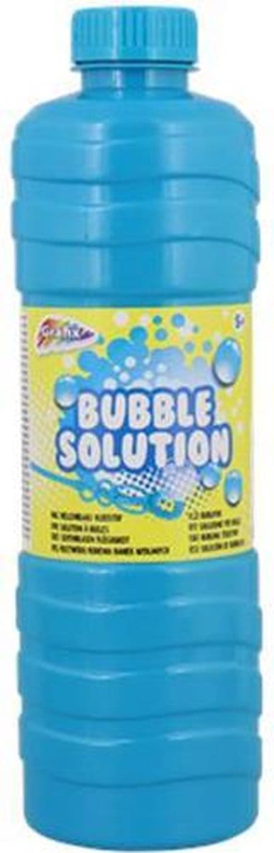 Bellenblaas fles 1L - Multicolor - Kunststof - 1L - Assorti