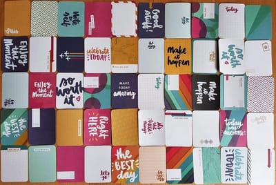 Project Life: Wander 50st 3''x4'' journaling cards (380599B)