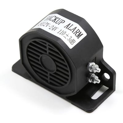 Klaxon inversé étanche, alarme de secours, bip Super fort pour voiture, véhicule à moteur, 30W, 110db, 12V-80V DC noir