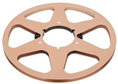 Jhubersproducts - Opnamebandspoel - Aluminium Spoelbandrecorder-accessoire - 10.5 Inch - Lege Bandspoel - Geschikt voor Spoel-naar-spoelbandmachines -