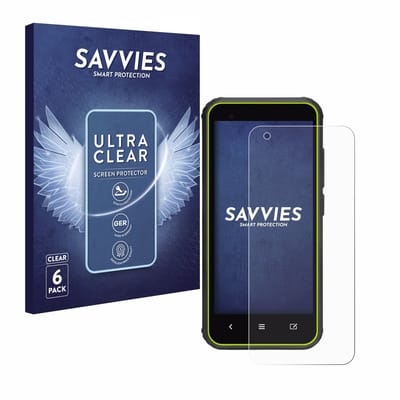 Savvies - Screenprotector voor SkyCaddie SX400 - Folie Beschermfolie transparant 6 Stuks