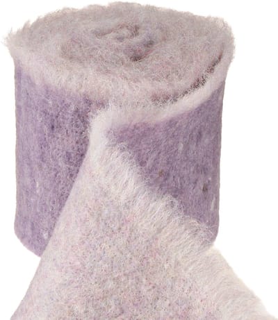 Viltlint Franzi wolvilt wollint paars 2-kleurig 15cm 4m