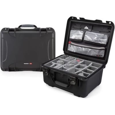 Nanuk 933 Case w/lid org./divider - Black - Pro Photo Kit case