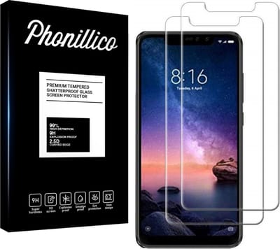 Screenprotector voor Xiaomi Redmi Note 6 Pro - 2 stuks Beschermglas van glas Transparante glazen schermbeschermfolie