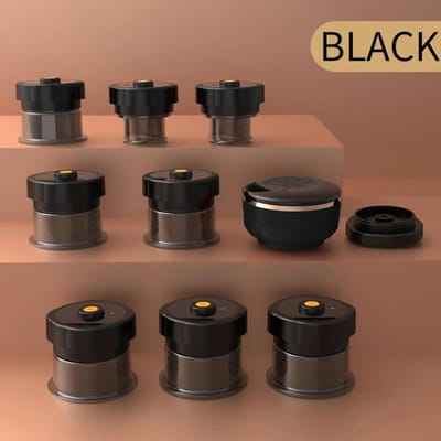 8 Cups Elektrische Cupping Massager Gua Sha Vacuüm Zuignappen Ems Anti Cellulitis Magneettherapie Schrapen Vetverbrander Lichaamsmassager zwart