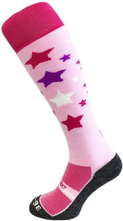 WeirdoSox Sterren Roze/Paars sportsokken, hockeysokken, voetbalsokken - Maat 28/30
