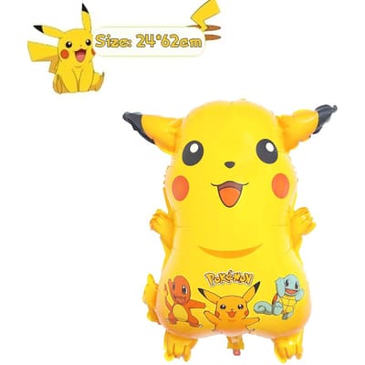 Pokemon 3D Aluminiumfolie Ballon Verjaardag Decoratie Paikachu Karakter Aluminium Ballon Collectie Babyborrel Verjaardag Viering Cadeau