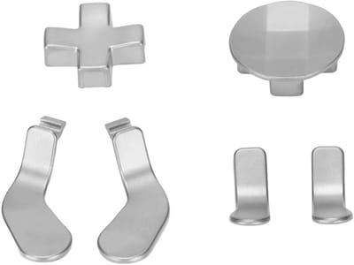 ONF3 - One Controller Accessoire - Vervangende Peddels - Eenvoudig te vervangen - Zilver - D-Pads - Geschikt voor Series 2 en One Controllers