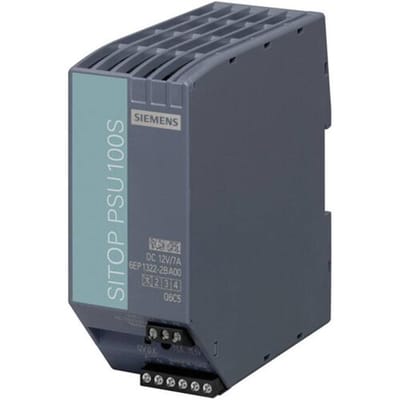 Siemens 6EP13222BA00 DIN-rail netvoeding 12 V/DC 7 A 80 W Aantal uitgangen:1 x Inhoud 1 stuk(s)