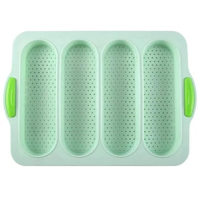 4-vaks broodvorm bakgereedschap multi-vaks bakplaat wasbaar hittebestendig herbruikbaar siliconen hond barbecue accessoire gereedschap