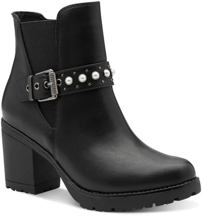 Marco Tozzi Dames Enkellaarsje 2-25425-45 001 F-breedte Maat: 36 EU