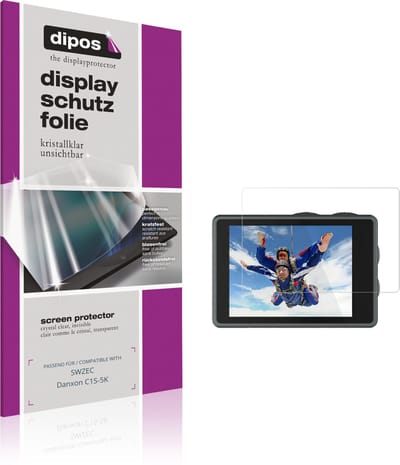 dipos – 4x Beschermfolie geschikt voor SWZEC Danxon C1S-5K | Krasbestendige & heldere Screenprotector Ultra-Thin