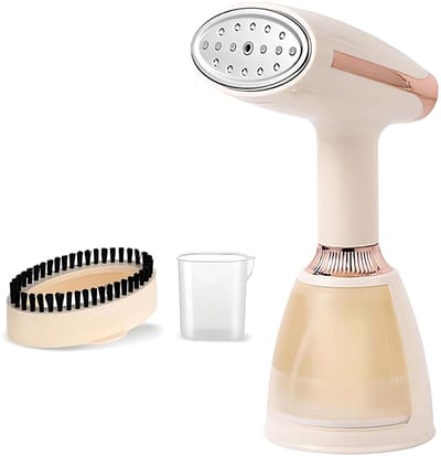 Stoomreiniger voor Kleding - Draagbare Handstomer - Tot 1500 W Krachtige, Doordringende Stoom - Handheld Stomer - 2-In-1 Kreukverwijderaars en Strijkijzers voor Kleding - Kleding Stomer
