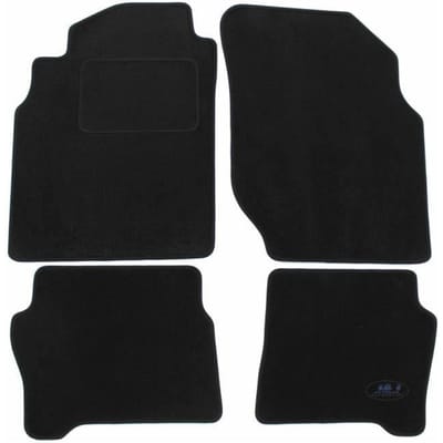 J&amp;J AUTOMOTIVE | Tapis De Sol Noir Velours Sur Mesure Pour Nissan Almera N16 2000-2006