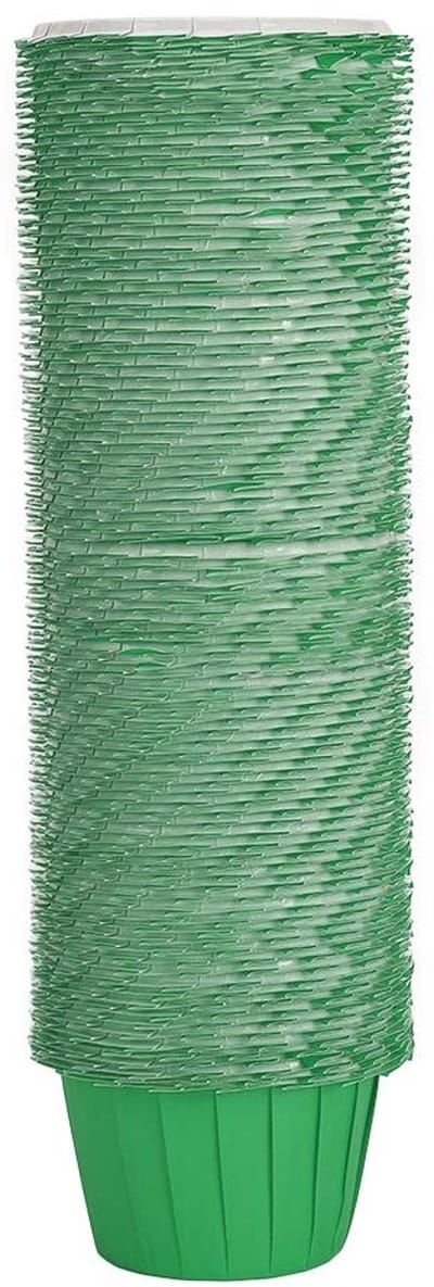 Dailygoods- Cupcake Wrappers 100 Stuks - Papieren Cakebeker - Wegwerp Muffin Cases - Gecoat Papier - Geen Fluorescerend Middel - Maat 80x50x45mm - Muffinbekers