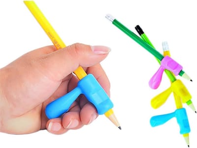 Handgreep voor potloden en kantoorbenodigdheden - Set van 6 stuks, ergonomisch en duurzaam
