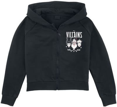 Disney Villains - Kids - Evil Queens Dames Jas met capuchon - zwart - 176