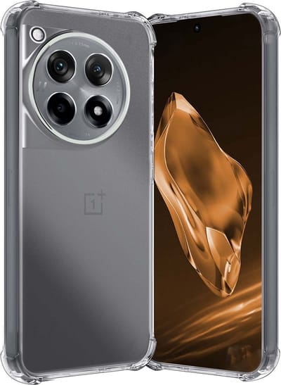 Hoes - Geschikt voor OnePlus 12R - Sterk & Shockproof - Siliconen Case - Back Cover - Telefoon Hoesje Shock Proof - Transparant