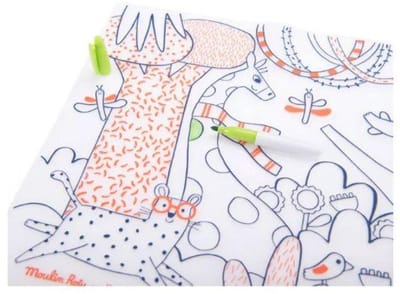 Kleurmat Placemat 'Les Toupitis'