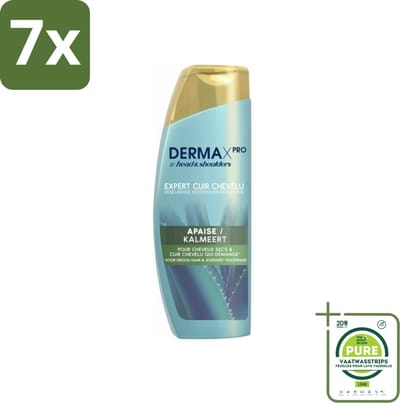 7 x Head & Shoulders - DermaX Pro - Anti-Roos Shampoo - Kalmeert - 470 ml - Grootverpakking - Anti-roos Shampoo - Droge Hoofdhuid - Jeukende Hoofdhuid - Roos Shampoo - Hoofdhuidverzorging