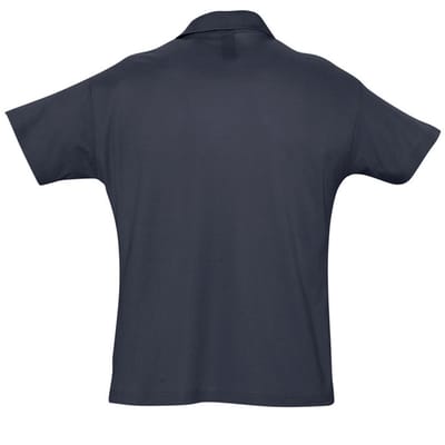 SOLS Heren Zomer II Pique Poloshirt met korte mouwen (Marine)