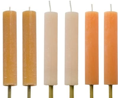Cactula 6 Fakkel Kaarsen voor buiten Honey | Lengte 68 cm | 3,8 x 20 cm | 10 branduren
