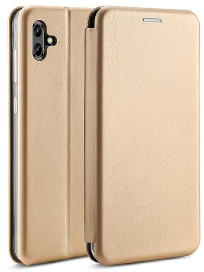 Beline Book Magnetische Etui - Samsung A04 - Goud - Magnetisch - Kaartkjes