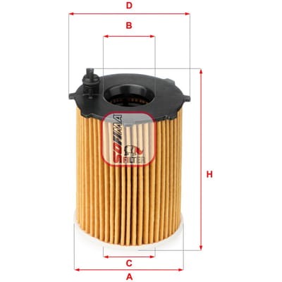 Oliefilter SOFIMA S5128PE