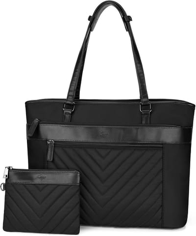 Waterdichte Laptoptas voor Dames 15,6 inch Schoudertas Werk School Kantoor Reis Tas