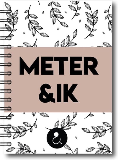 Invulboek Meter & Ik | Herinneringen Boek Meter & Kind | Peetmoeder Invulboek | Botanical Sand