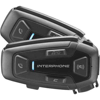 Bluetooth motorfiets intercom Interphone UCOM8R (x2)