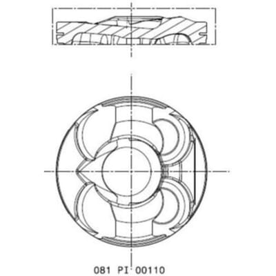 Zuiger MAHLE 081 PI 00110 002