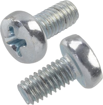Dailygoods- Schroeven Set - 12 Stuks M4 x 8 mm - Metalen Cilinderkop - Staal - Bevestigingsmateriaal - Voor Binnen/Buiten - Praktisch Gebruik