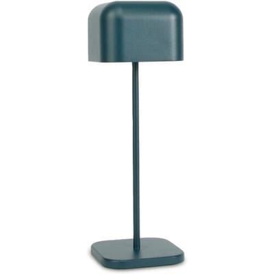 KS Verlichting Draadloze Tafellamp Oplaadbaar - Cabo - Blauw - 30cm - Bureaulamp - LED - Touch - Dimbaar