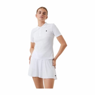 Tennisshirt Björn Borg Women Ace Polo Brilliant White-L