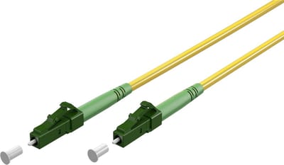 LC/APC Simplex FTTH kabel | OS2 | geel | LSZH | 0,50 meter
