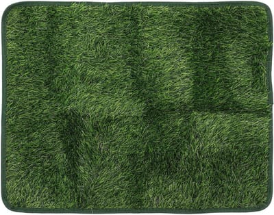 Kunstgras Plasmat - Honden Toilet Mat - Zindelijkheidstraining Honden - Realistisch Gras Gevoel - 46 x 36 cm - Groen