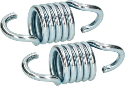 Schommelveren Set - Hangmat Ophanging - Veilig Bevestigen - Verzinkt Staal 7mm - Set van 2 - Zilver