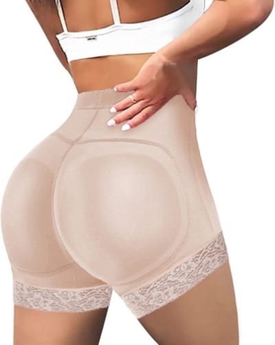 Butt lifter - Buttlifter - Ondergoed - Bil liften - Lingerie - Shapewear - Butt lifter panty - Beige - Small - Volle billen